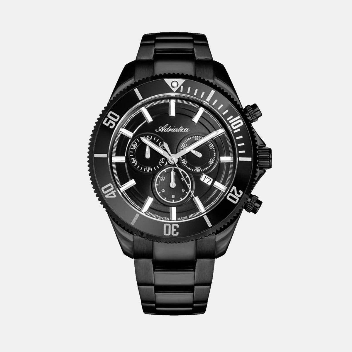 Men Chronograph Grey Dial Analog Stainless Steel Watch A1139.B116CHN